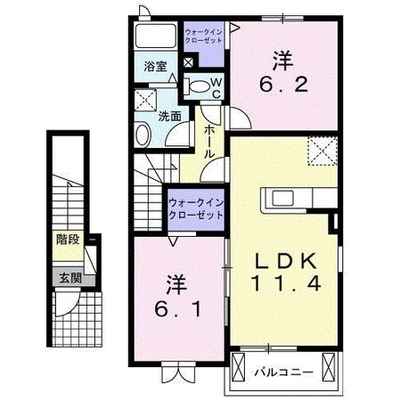 ステラルーチェIIの物件間取画像